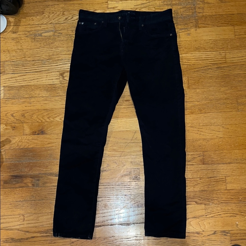 2 Pairs of Dark Blue & Cream Daniel Cremieux Hudson Comfort Stretch Pants